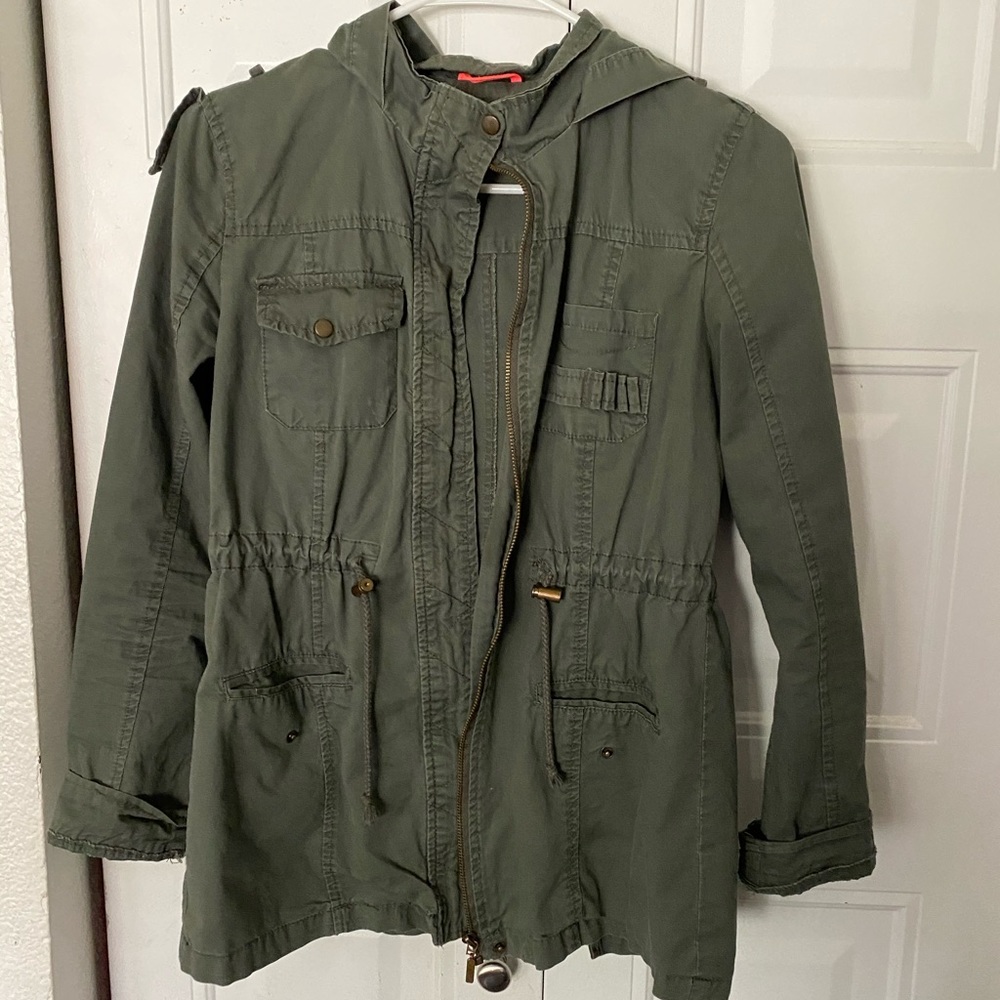 green combat jacket